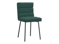 Sillas de comedor 6 unidades terciopelo verde oscuro