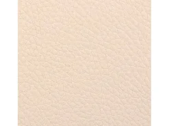 Sillas de comedor 2 unidades cuero sintético color crema