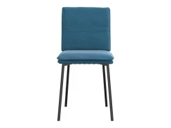 Sillas de comedor 6 unidades terciopelo azul