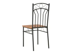 Sillas de comedor 2 unidades MDF marrón