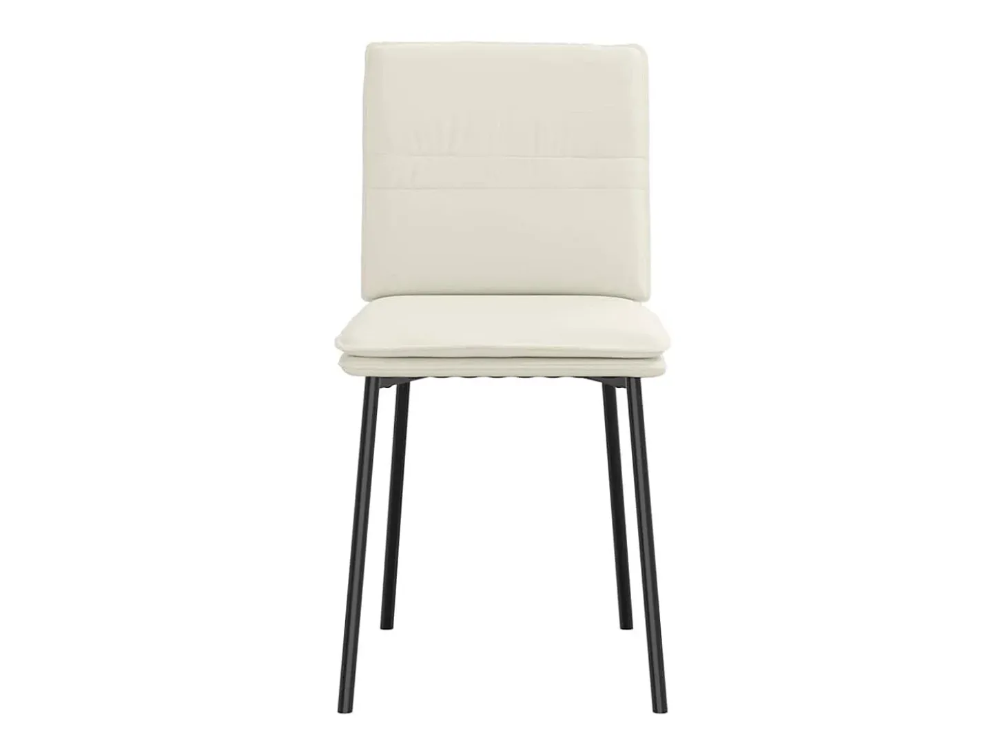 Sillas de comedor 2 unidades terciopelo crema