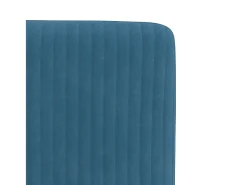 Sillas de comedor 6 unidades terciopelo azul