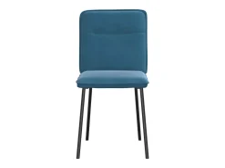 Sillas de comedor 6 unidades terciopelo azul