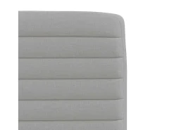 Sillas de comedor 4 unidades tela gris nube