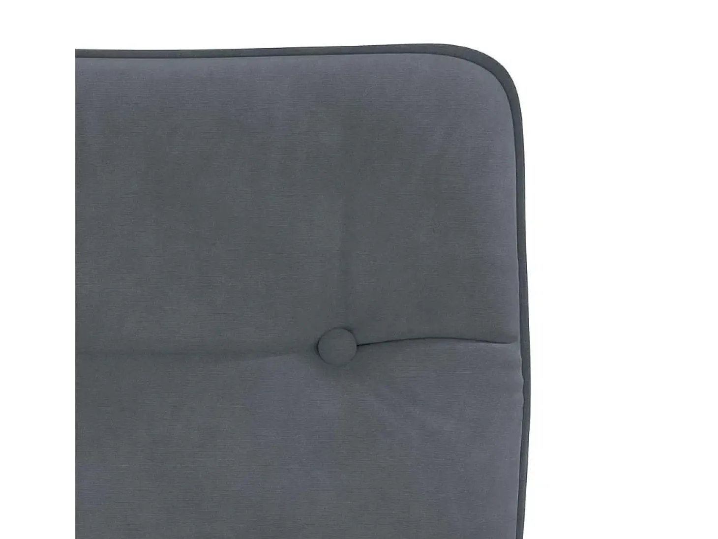 Sillas de comedor 6 unidades terciopelo gris oscuro