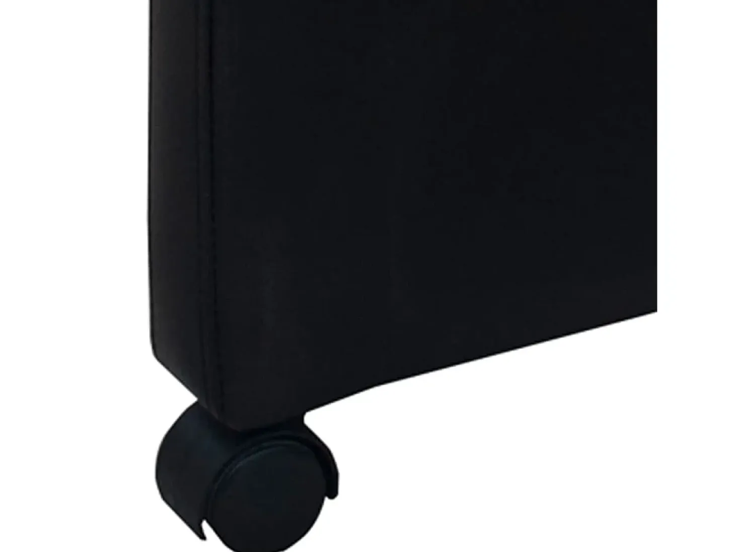 Sillas de comedor 4 unidades cuero sintético negro