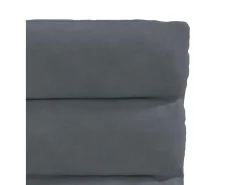 Sillas de comedor 4 unidades terciopelo gris oscuro