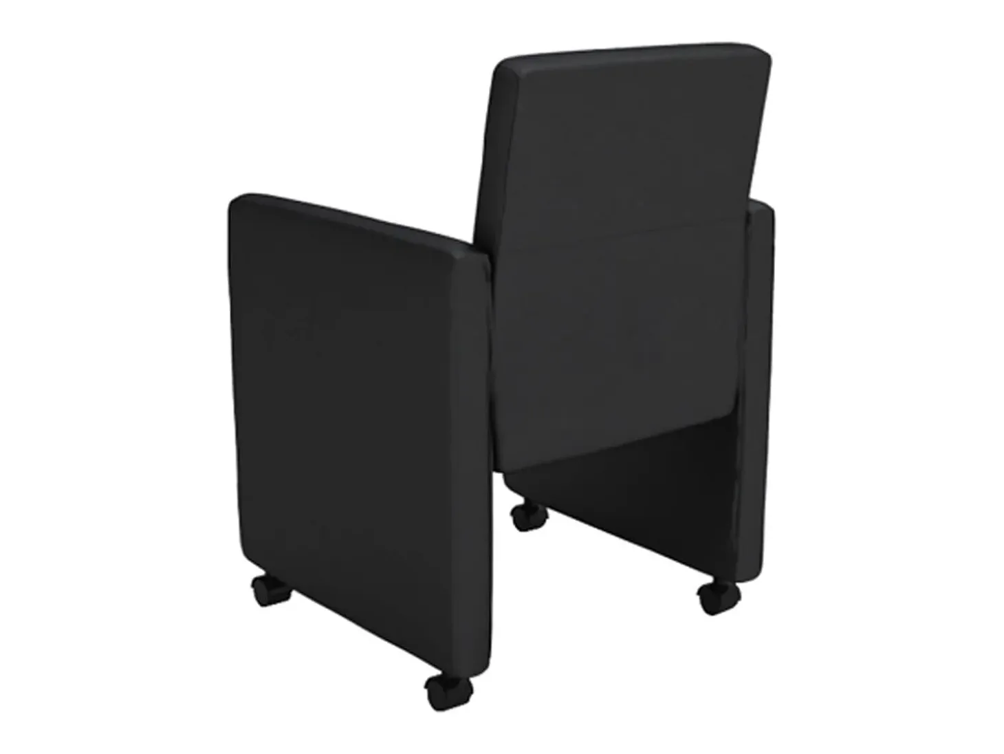 Sillas de comedor 6 unidades cuero sintético negro