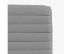 Sillas de comedor 6 unidades de tela gris claro