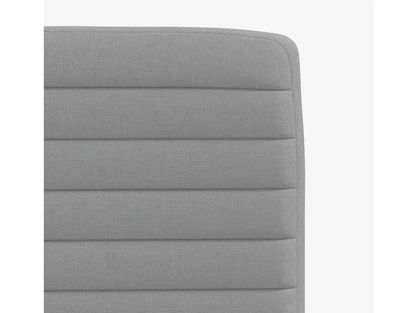 Sillas de comedor 6 unidades de tela gris claro