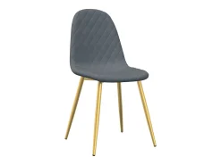 Sillas de comedor 6 unidades terciopelo verde oscuro