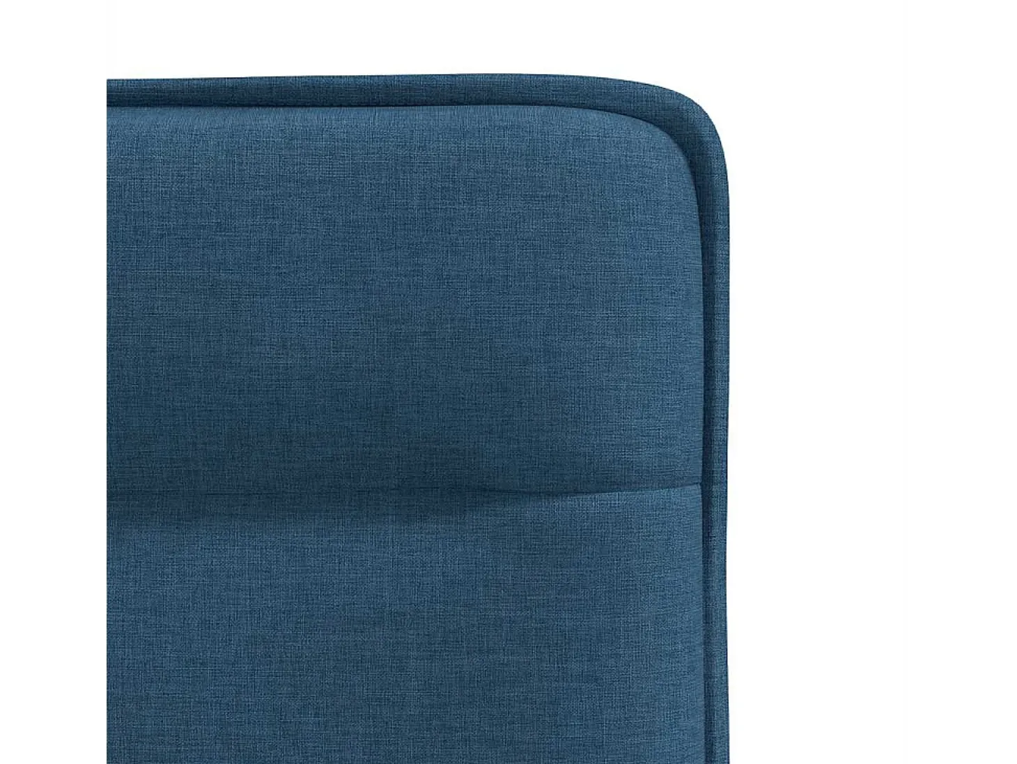 Sillas de comedor 6 unidades tela azul