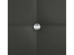 Sillas de comedor 2 unidades cuero sintético gris