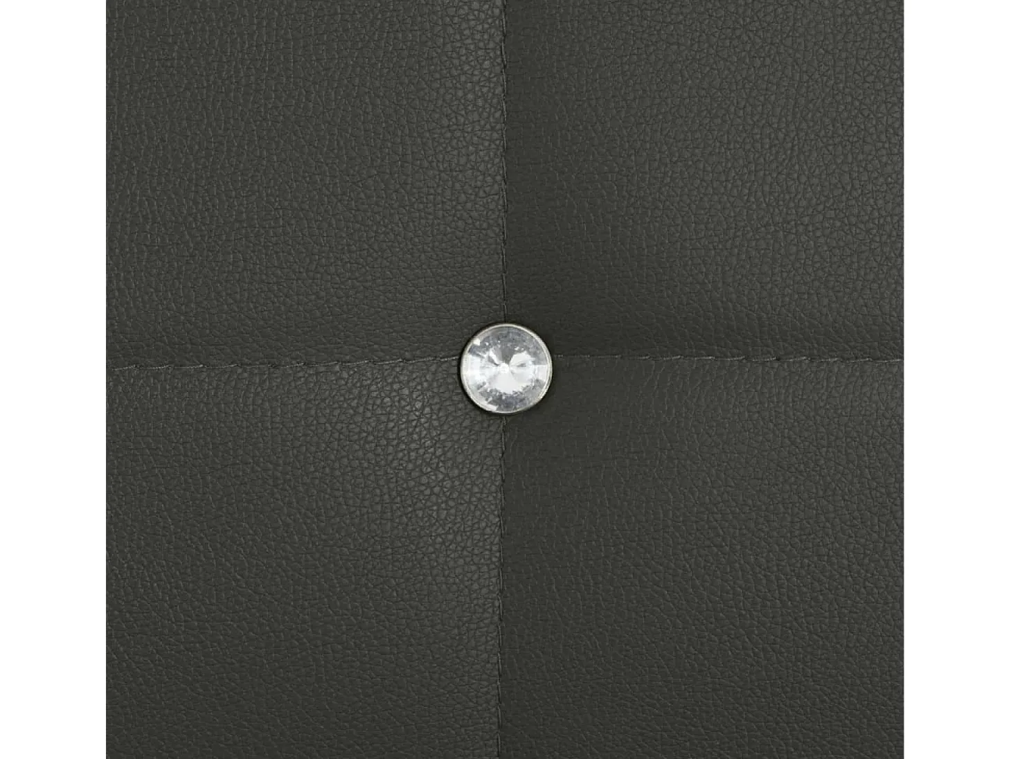 Sillas de comedor 2 unidades cuero sintético gris