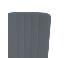 Sillas de comedor 4 unidades terciopelo gris oscuro