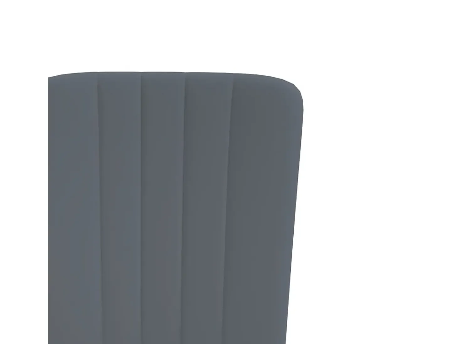 Sillas de comedor 4 unidades terciopelo gris oscuro