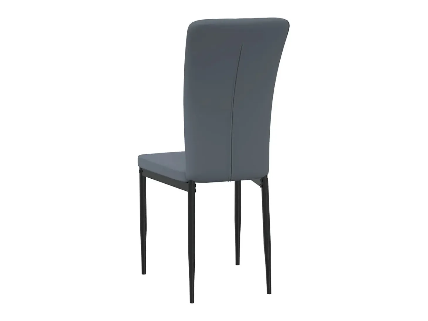 Sillas de comedor 4 unidades terciopelo gris oscuro