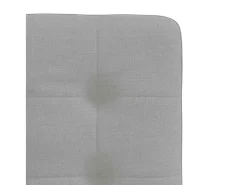 Sillas de comedor 6 unidades tela gris nube
