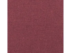 Sillas de comedor 2 unidades tela rojo tinto