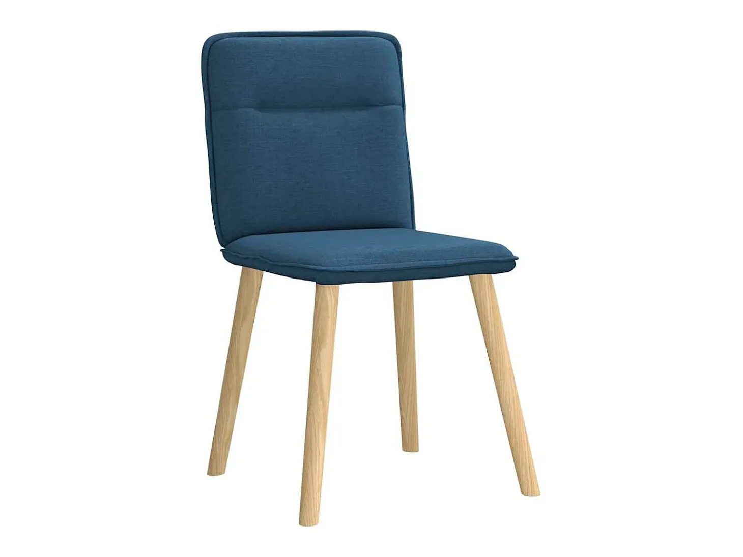 Sillas de comedor 2 unidades tela azul