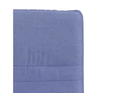 Sillas de comedor 2 unidades tela azul jeans
