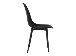 Sillas de comedor 6 unidades negras PP