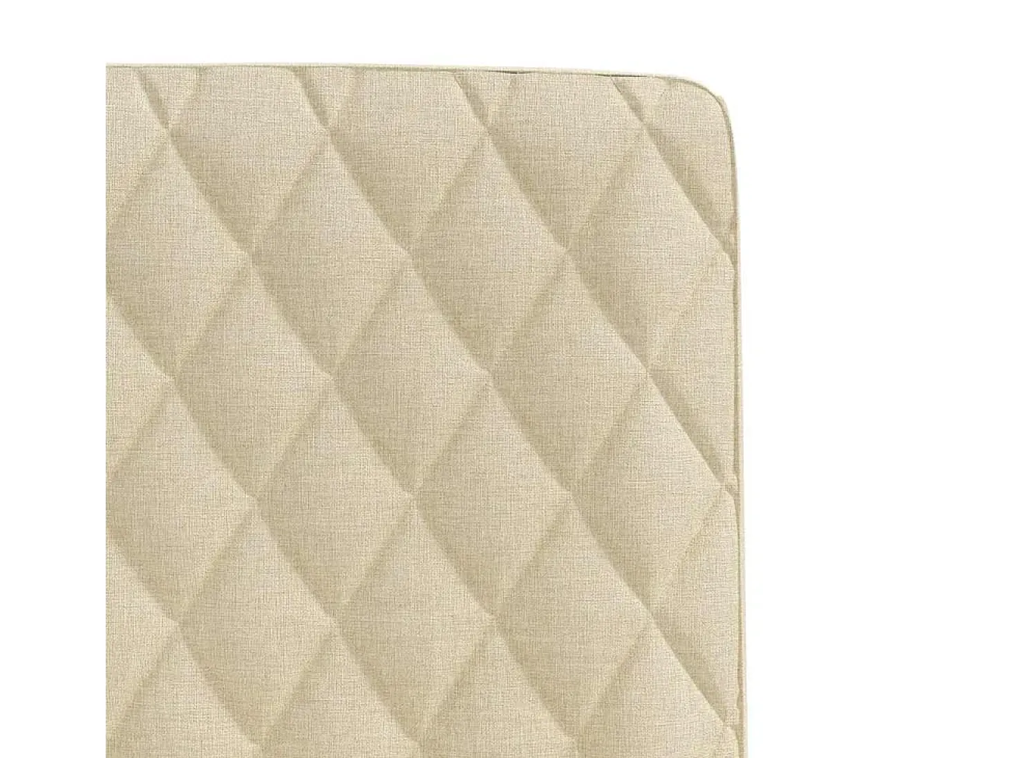 Sillas de comedor 4 unidades tela color crema
