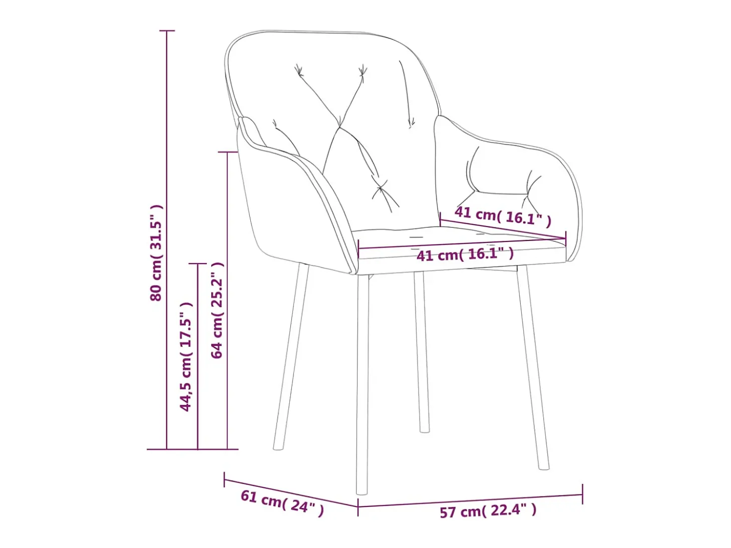 Sillas de comedor 2 unidades terciopelo gris claro