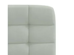 Sillas de comedor 4 unidades terciopelo gris claro