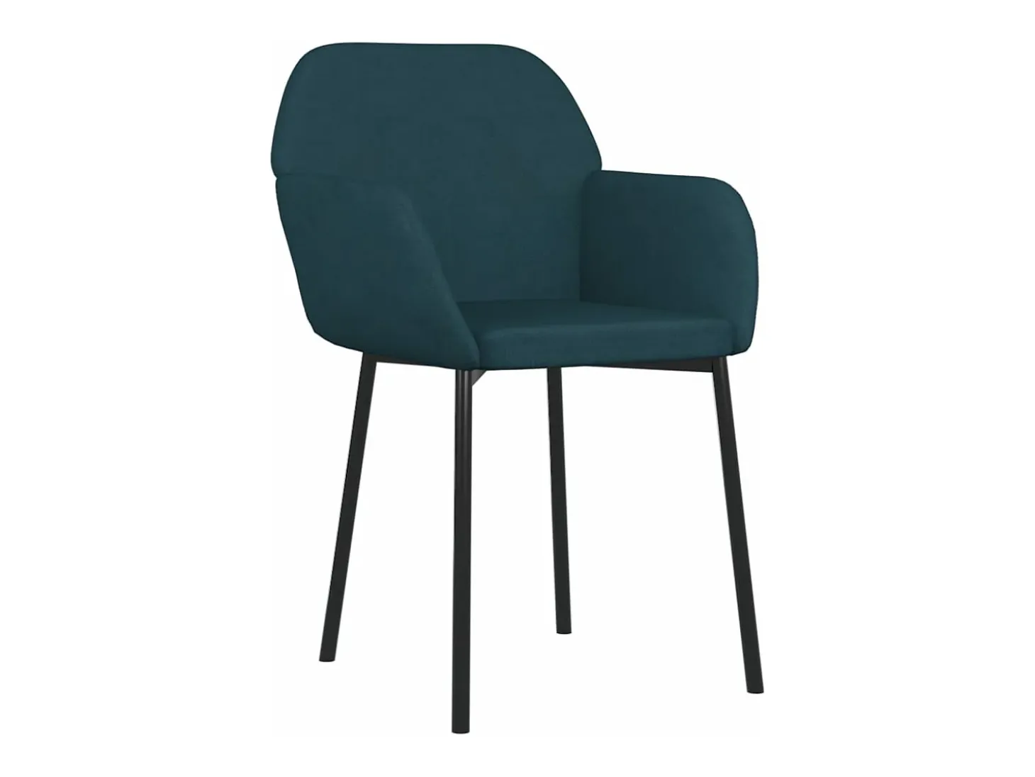 Sillas de comedor 2 unidades terciopelo azul