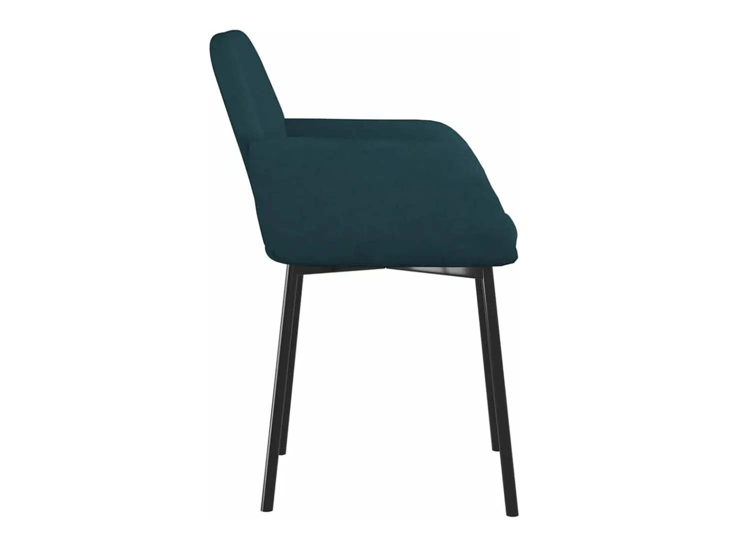 Sillas de comedor 2 unidades terciopelo azul