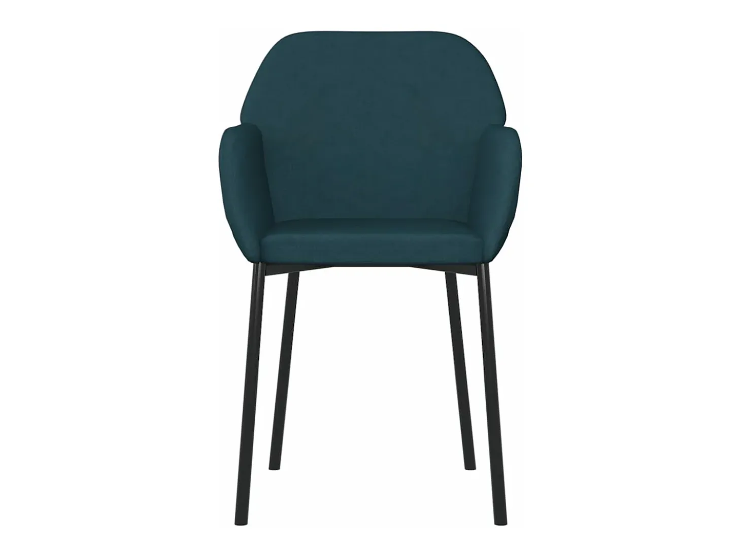 Sillas de comedor 2 unidades terciopelo azul
