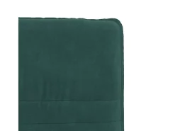 Sillas de comedor 4 unidades terciopelo verde oscuro