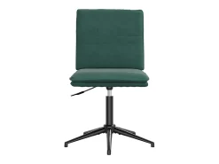 Sillas de comedor 4 unidades terciopelo verde oscuro
