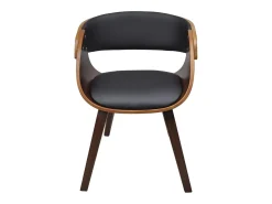 Sillas de comedor 6 unidades cuero sintético marrón