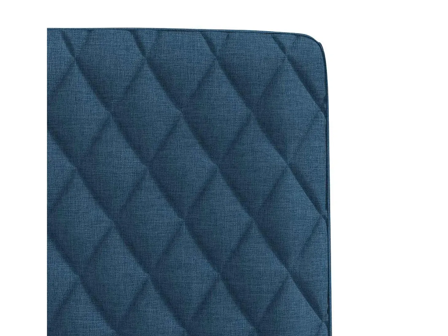 Sillas de comedor 6 unidades tela azul