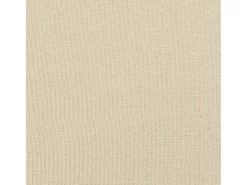 Sillas de comedor 2 unidades tela color crema