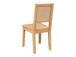 Sillas de comedor 2 unidades madera maciza de caucho