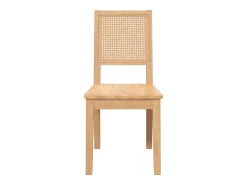 Sillas de comedor 2 unidades madera maciza de caucho