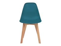 Sillas de comedor 6 unidades plástico turquesa