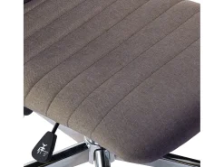 Sillas de comedor 2 unidades tela gris topo