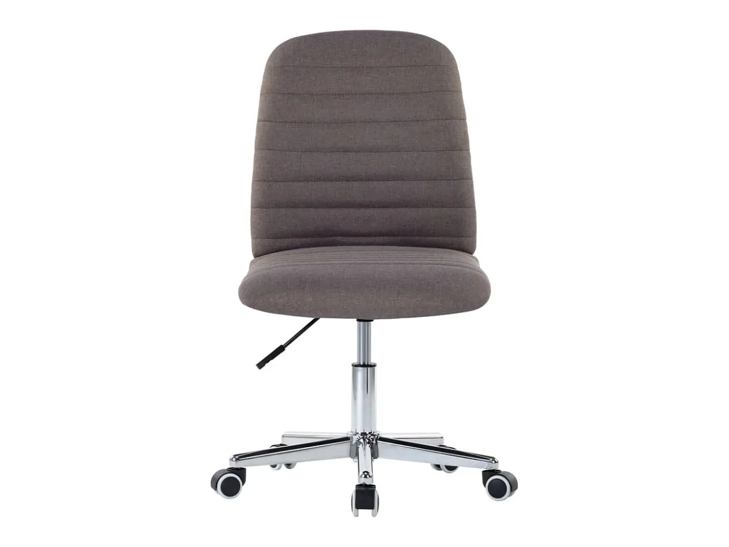 Sillas de comedor 2 unidades tela gris topo