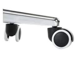 Sillas de comedor 2 unidades tela gris topo