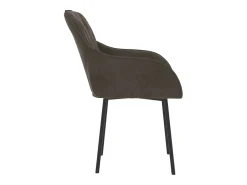 Sillas de comedor 2 unidades terciopelo gris oscuro
