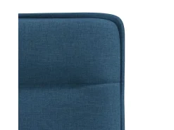 Sillas de comedor 4 unidades tela azul