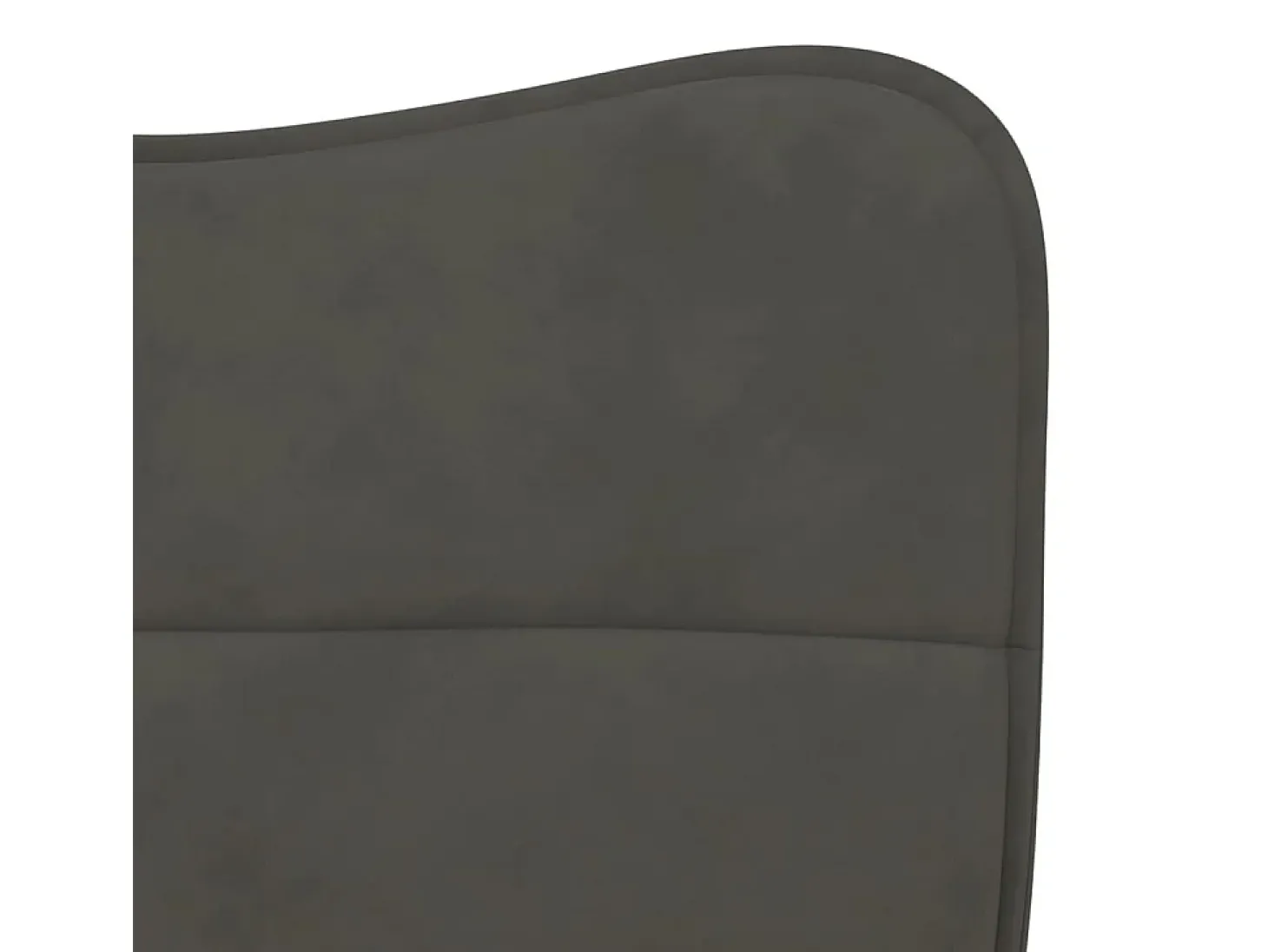 Sillas de comedor 2 unidades terciopelo gris oscuro