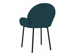 Sillas de comedor 2 unidades terciopelo azul