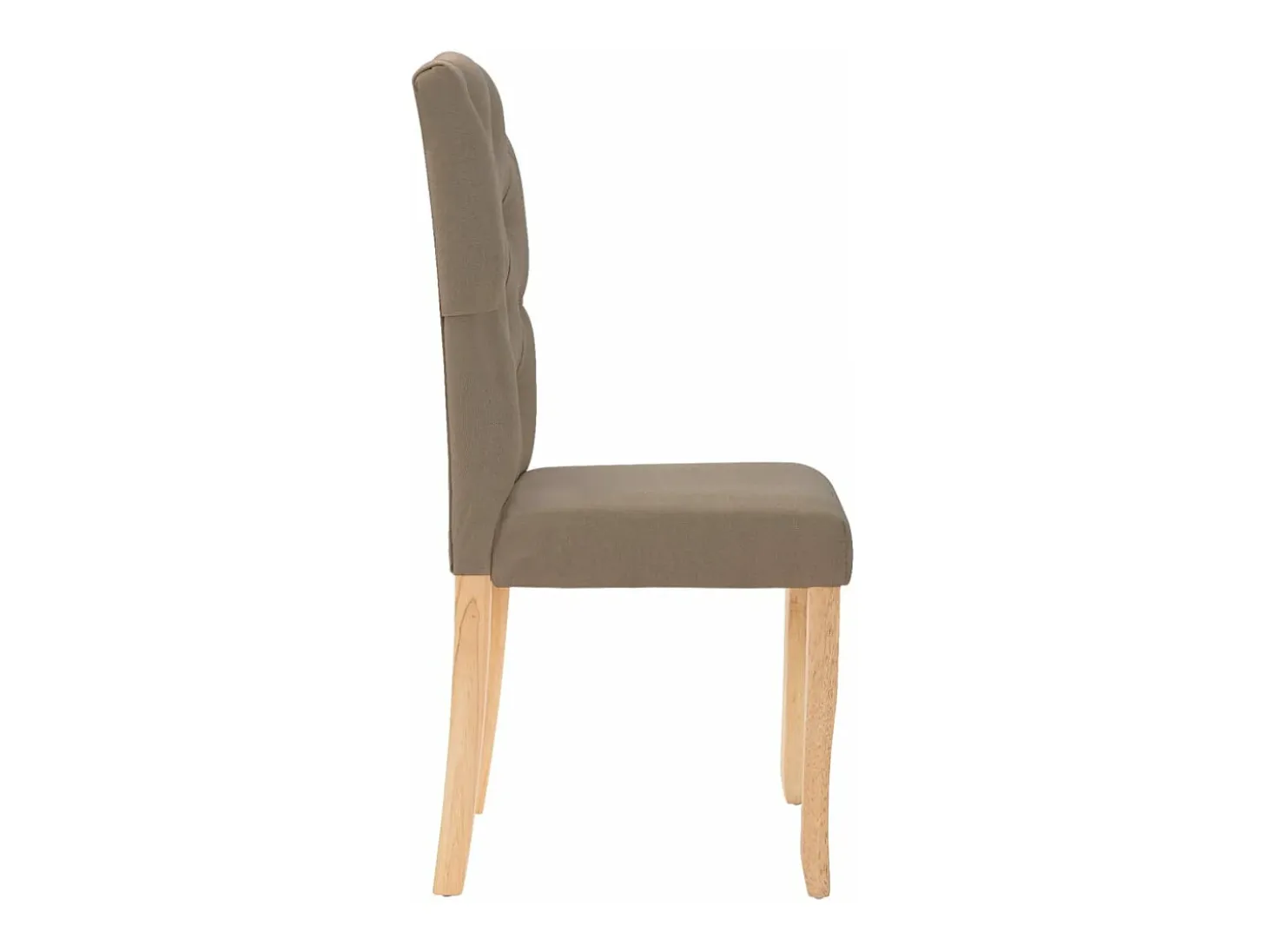 Sillas de comedor 4 unidades tela gris taupé