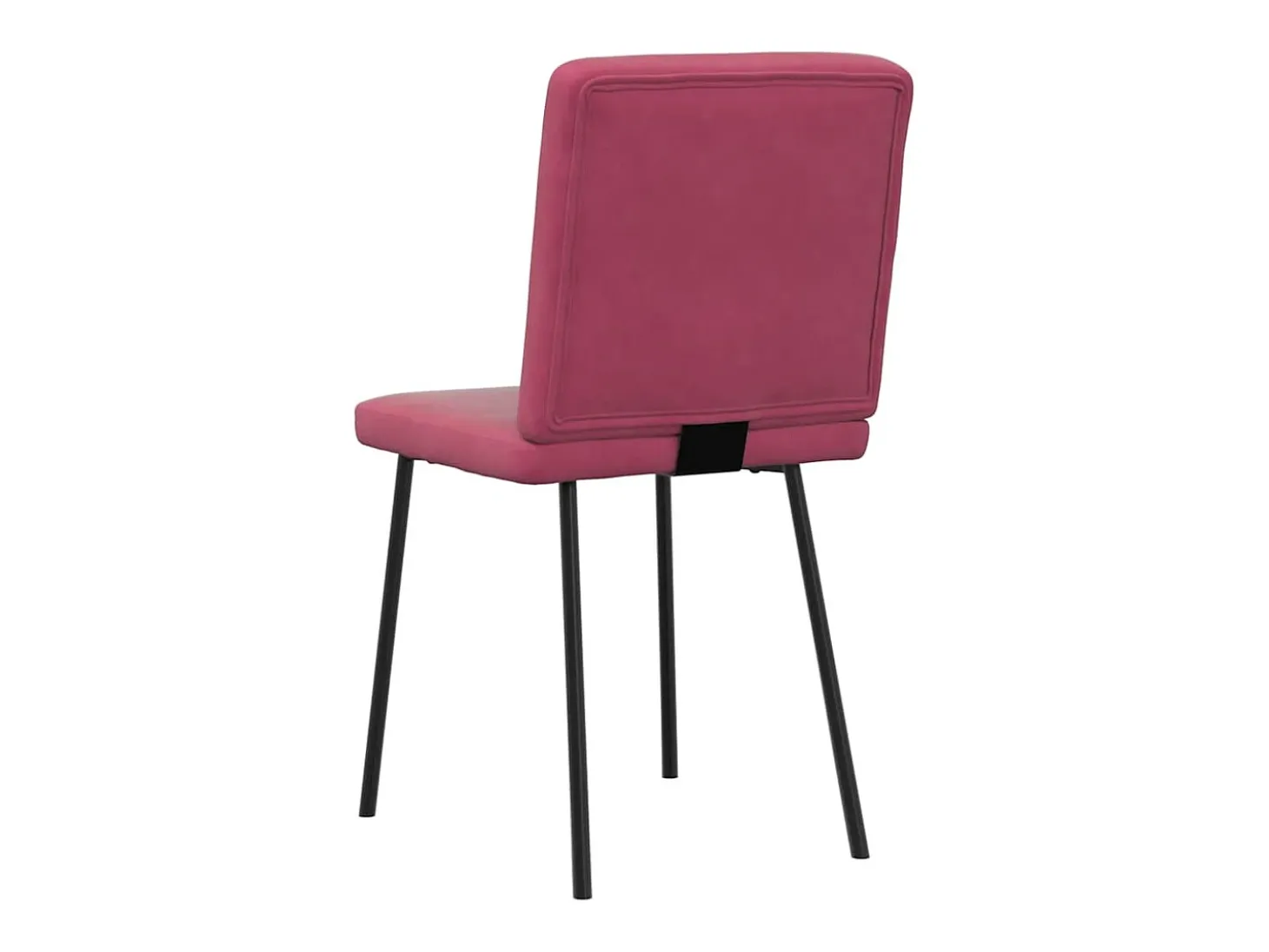 Sillas de comedor 6 unidades terciopelo rojo tinto