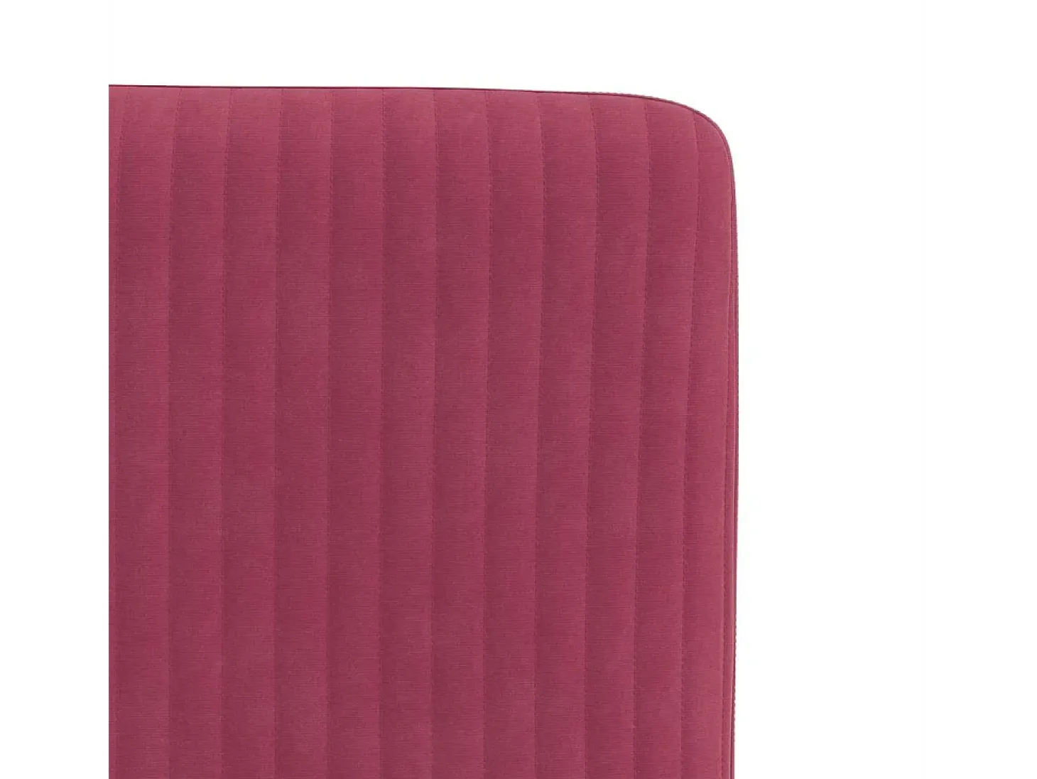 Sillas de comedor 6 unidades terciopelo rojo tinto